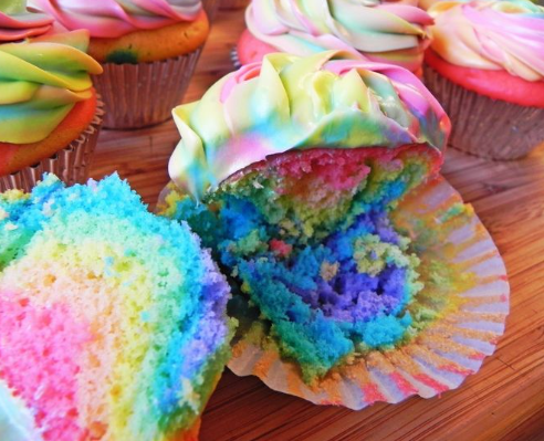 Cupcake colorido