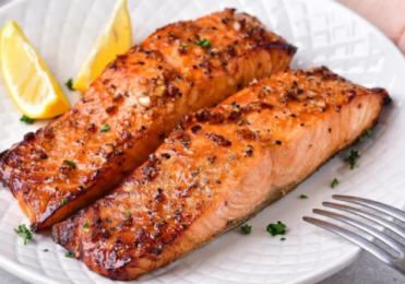 Salmão na airfryer