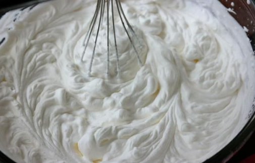 Chantilly de creme de leite