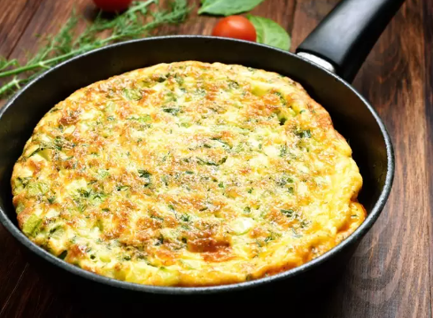 Omelete com batata