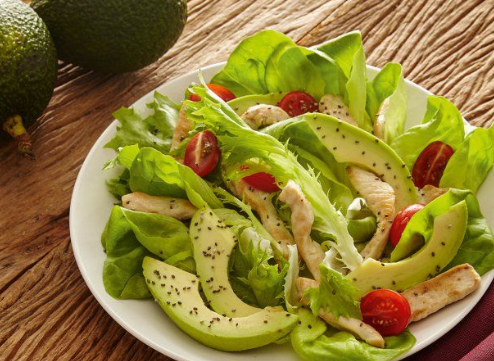 Salada com abacate
