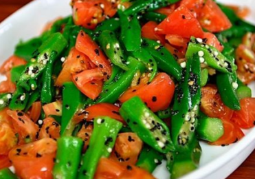 Salada de quiabo