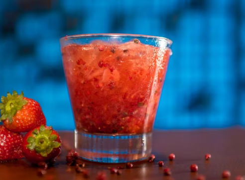 Caipiroska de morango