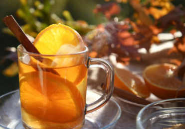 Chá de laranja com gengibre