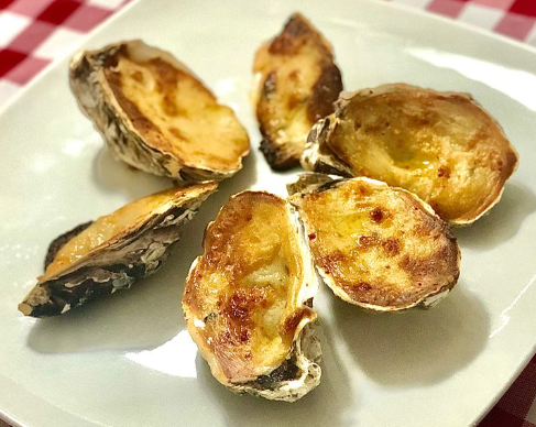 Ostra gratinada