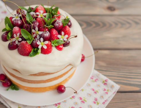 Bolo de frutas