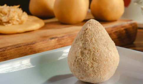 Coxinha de jaca vegana