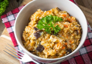 Risoto de quinoa com legumes