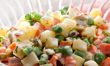 Salada de cenoura com batata