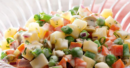 Salada de cenoura com batata