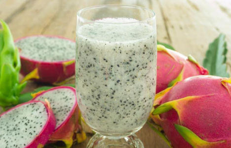 Suco de pitaya com maçã