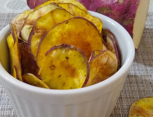 Batata doce com casca