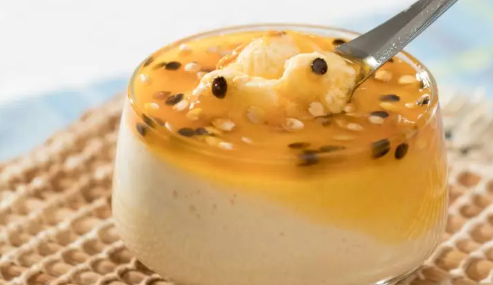 Creme de maracujá com leite condensado