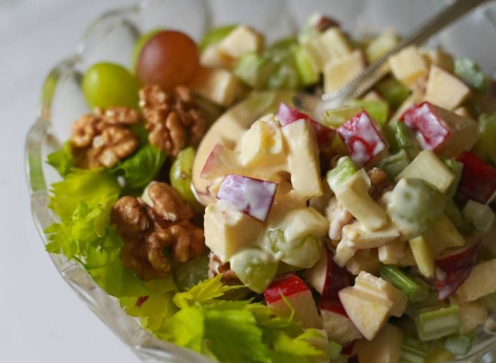 Salada com maçã verde