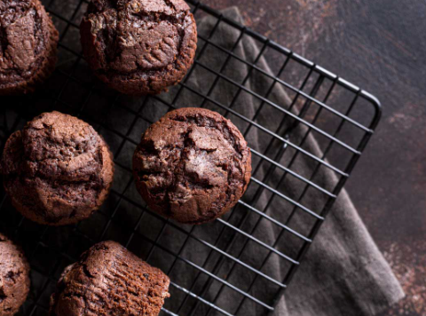 Muffin fit de chocolate