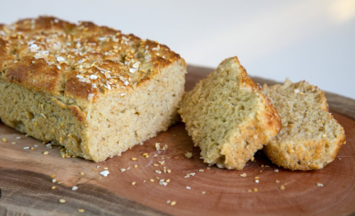 Pão de aveia vegano