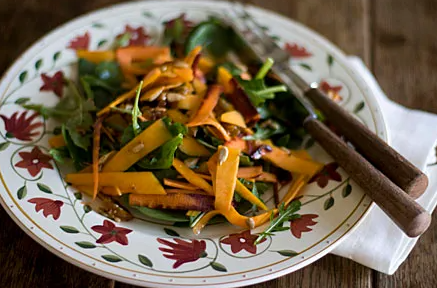 Salada de abobora crua