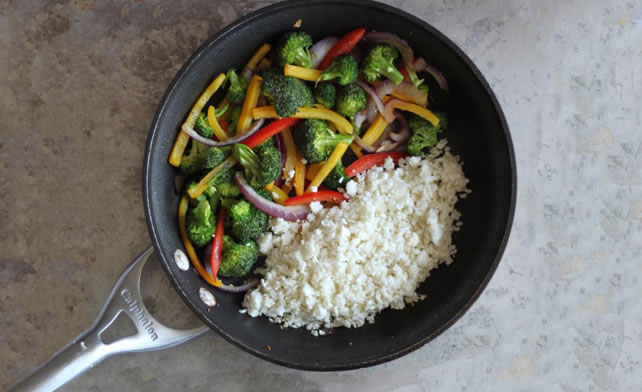 Couve-flor, Arroz Vegetal e Sauté